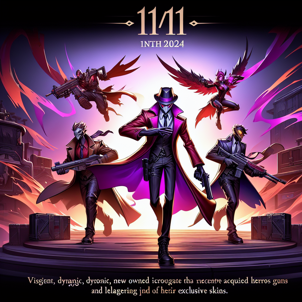 Epic Showdown: Mobile Legends Celebrates 11.11 Event 2024 with New Heroes and Skins