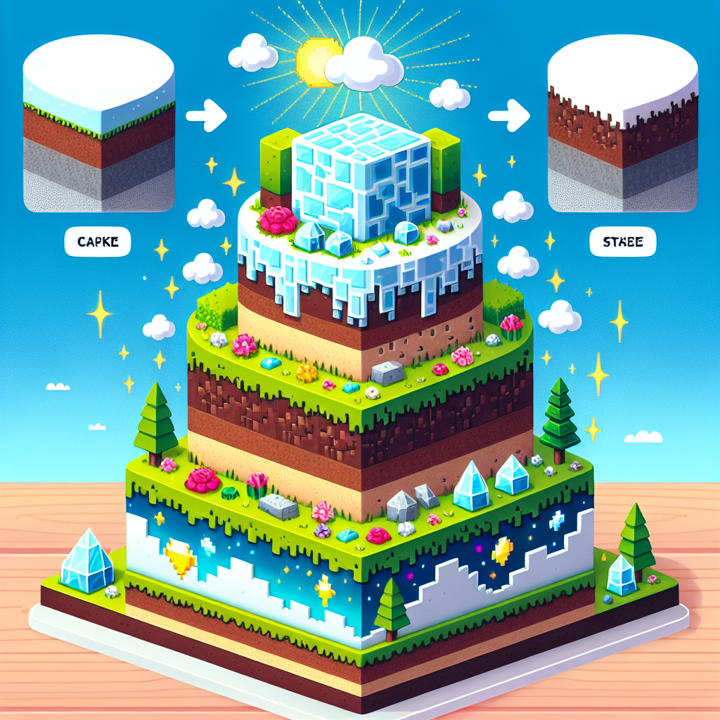 Kreasi Kue Terinspirasi Minecraft Selami Petualangan yang Dapat Dimakan