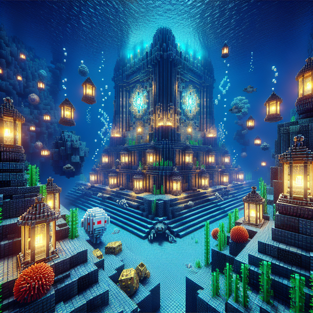 Monumen Rahasia Laut: Mengungkap Harta Karun Tersembunyi Minecraft