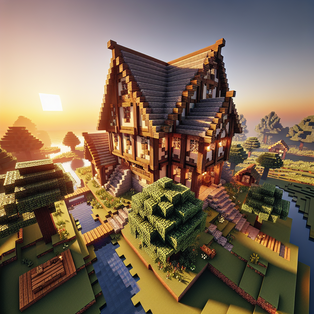 Design Inspirations: Building a Medieval House in Minecraft