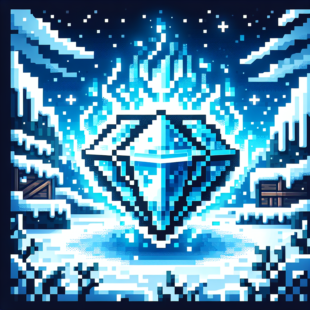 Kulit Minecraft Frost Diamond: Melepaskan Kekuatan Es di Game Anda